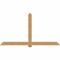 Ekena Millwork Eugene Smooth Timber Gable Bracket, Western Red Cedar, 96"W x 52"H x 1 1/2"D x 5 1/2"F, 13/12 Pitch GBW096X52X0206EUG00SWR - alternate 1